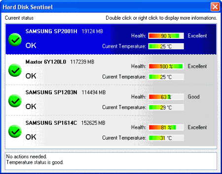 Диагностика: Hard Disk Sentinel v.1.40