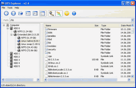 Утилиты: UFS Explorer v.2.4