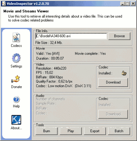 Мультимедиа: VideoInspector v.1.9.2.104