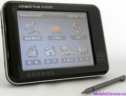 FineDrive M300 GPS навигатор T-DMB