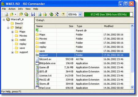 Утилиты: ISO Commander v.1.6.0.42