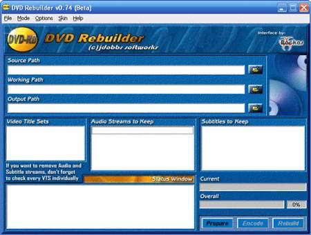 Запись: DVD Rebuilder v.0.98.1