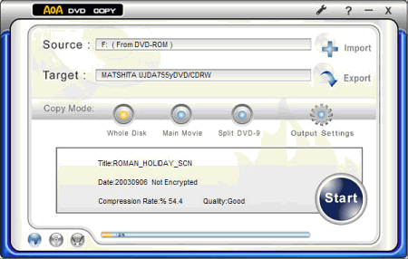 CD/DVD: AoA DVD Copy v.2.7.9