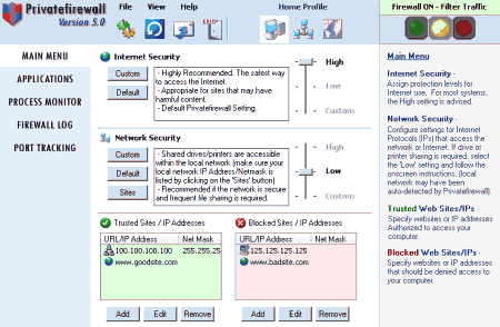 Безопасность: Privatefirewall v.5.0.8.11