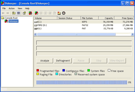 Дефрагментаторы: Diskeeper v.11.0 Build 686.1t