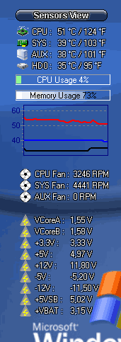 Диагностика: SensorsView Pro v.3.1