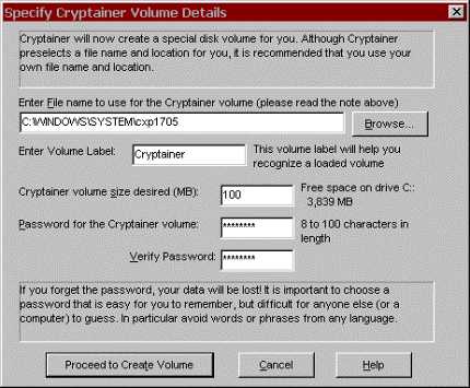 Безопасность: Cryptainer LE v.7.0.3.0 Beta