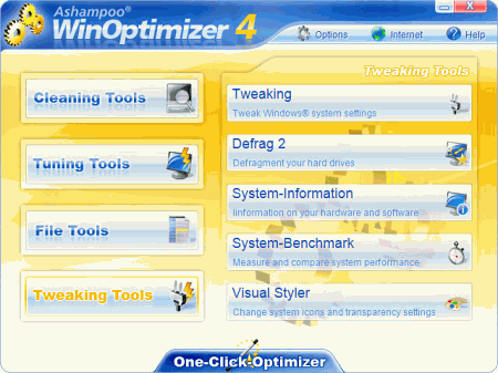 Настройщики: Ashampoo WinOptimizer Platinum Suite 4 v.4.00