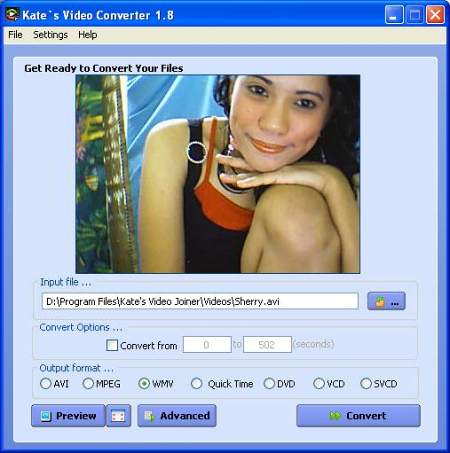 Мультимедиа: Kate's Video Convertor v.1.8.23