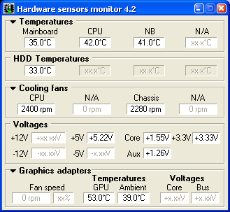 Диагностика: Hmonitor v.4.3.0.2