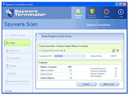 Безопасность: Spyware Terminator v.1.8.4.965