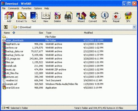 Архиваторы: WinRAR Unplugged v.3.62 Beta 1