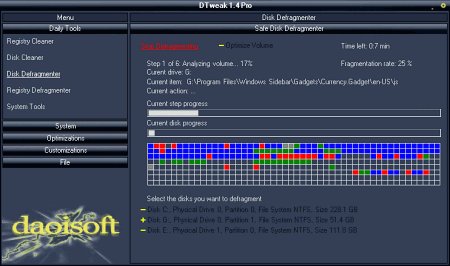 Настройщики: DTweak v.1.4