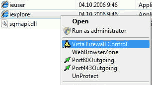 Безопасность: Vista Firewall Control v.1.0.5