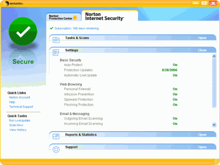 Безопасность: Norton Internet Security 2007 v.10.2.0.30