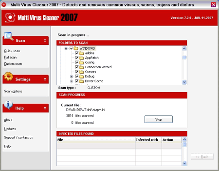 Антивирусы: Multi Virus Cleaner 2007 v.7.4.5