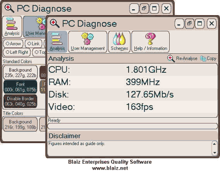 Диагностика: PC Diagnose v.2.00.162