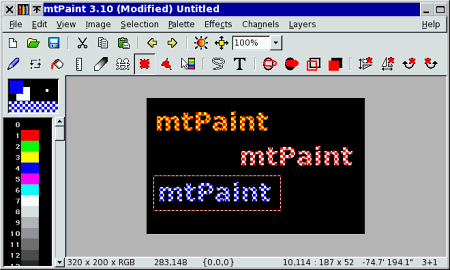 Графика: mtPaint v.3.11