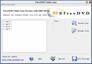 Утилиты: EfreeDVD Folder Icon v.3.00