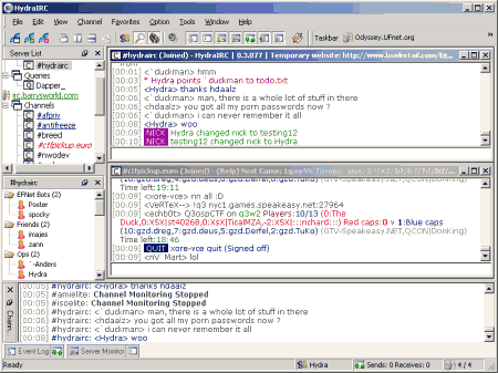 Общение в сети: HydraIRC v.0.3.160
