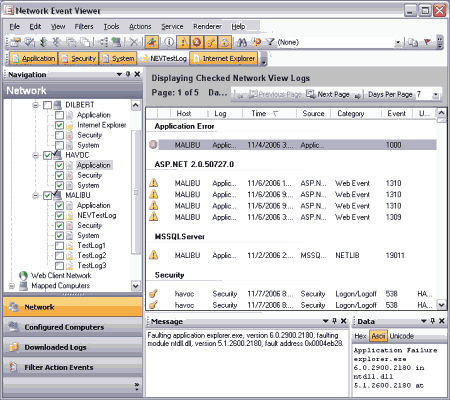 Интернет и сети: Network Event Viewer v.6.0.0.46