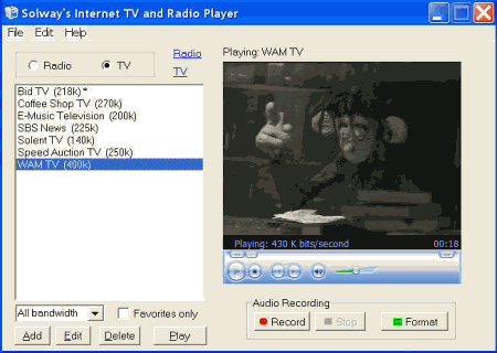 Мультимедиа: Solway's Internet TV and Radio v.1.54