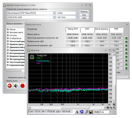 RightMark Audio Analyzer обновлен до версии 6.0.5