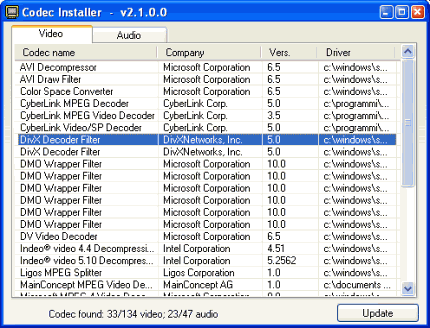 Мультимедиа: CodecInstaller v.2.5.0