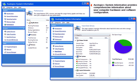 Диагностика: Auslogics System Information v.1.0.4.146