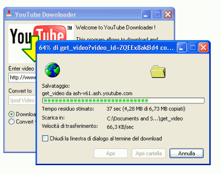 Диспетчеры закачек: BienneSoft YouTube Downloader v.2.0