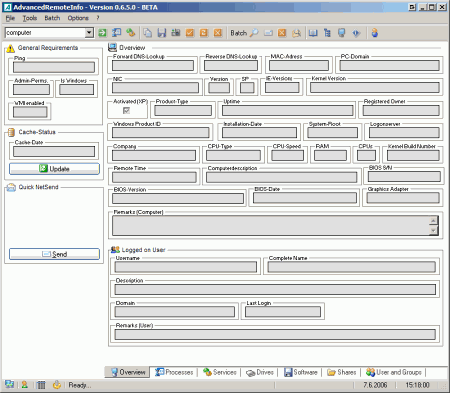Интернет и сети: AdvancedRemoteInfo v.0.6.5.6 Beta