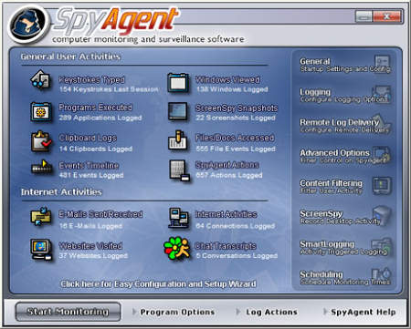 Утилиты: Spytech SpyAgent v.6.02