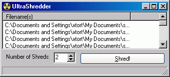 Утилиты: UltraShredder v.4.5.4