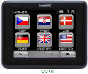 Ingram Micro  NAV740 и NAV730 GPS навигатор