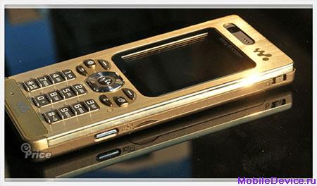 Sony Ericsson W880i gold edition телефон