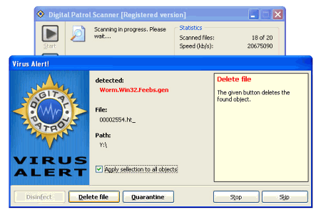 Антивирусы: Digital Patrol Scanner v.5.00.21