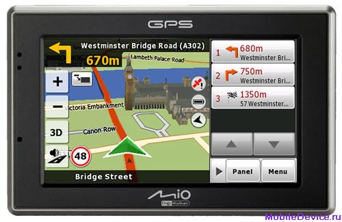 Mio C620 и C620t  GPS навигатор