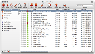 Speed Download получил поддержку Leopard