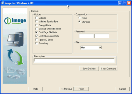 Резервное копирование: Image for Windows v.2.02