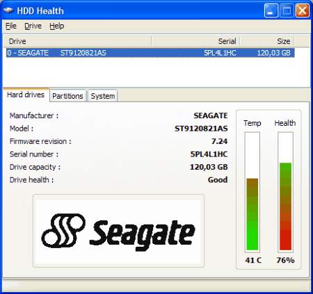 Утилиты: HDD Health v.3.1 Build 102