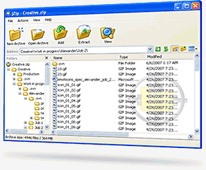 Архиваторы: jZip v.1.2