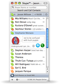 В Skype for Mac 2.7.0.257 улучшена совместимость с Leopard