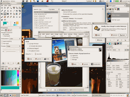 Графика: GIMP v.2.4.5
