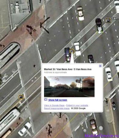 Google Street View Google Earth 4.3 сервис