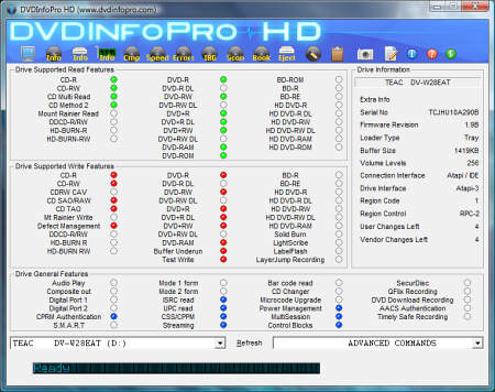 Диагностика: DVDInfoPro v.5.00