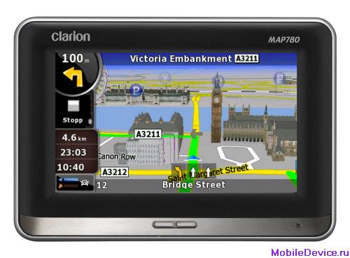 Clarion MAP780 GPS навигатор