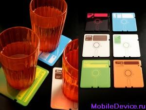 Soft Sector Glass Coasters