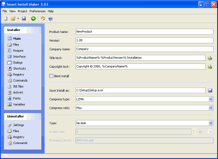 Установщики: Smart Install Maker v.5.02