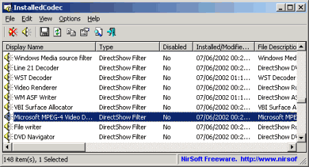 Мультимедиа: InstalledCodec v.1.02