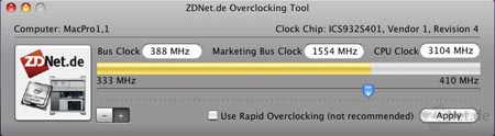 ZDNet предлагает средство для оверклокинга Mac Pro